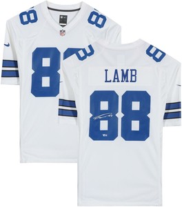 white ceedee lamb jersey