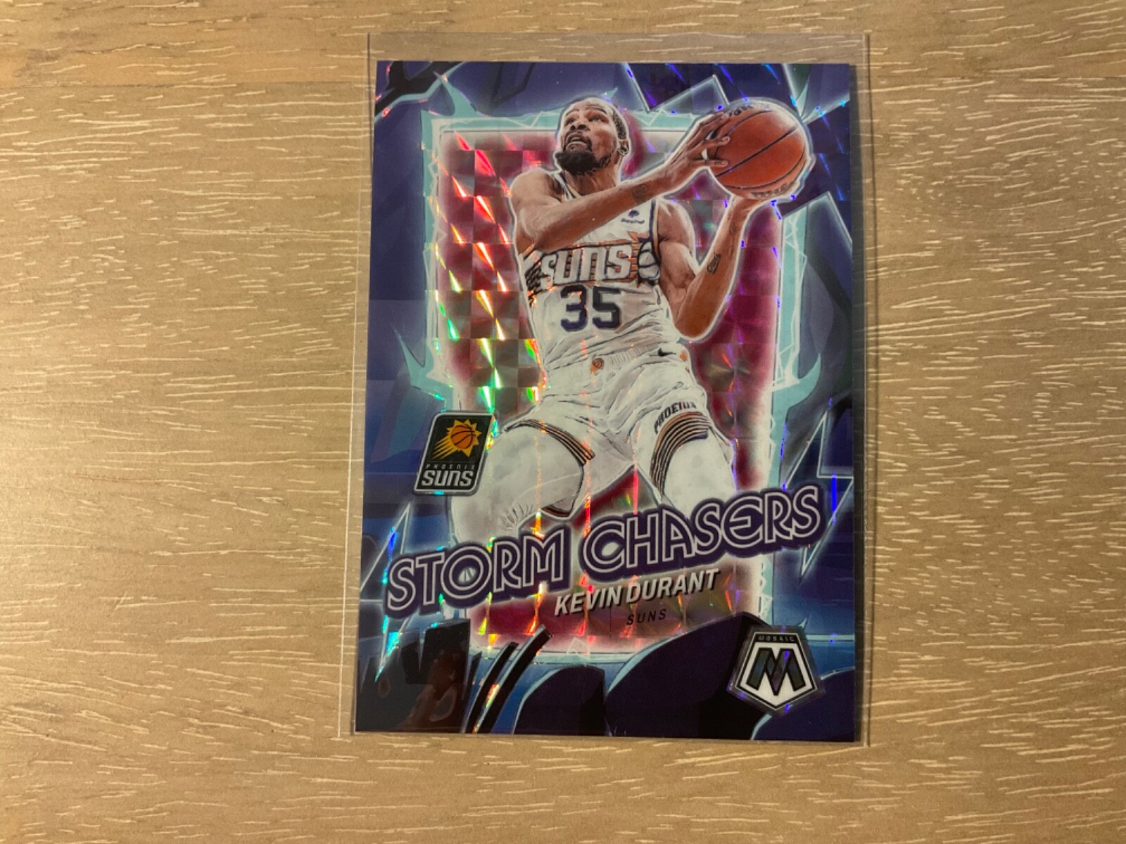 2023-24 Panini Mosaic Basketball Kevin Durant Storm Chasers SP #7 Phoenix Suns
