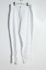 Eva Tralala Paris Women Linen Mix Trousers - White - Size W31 (VV7) NEW
