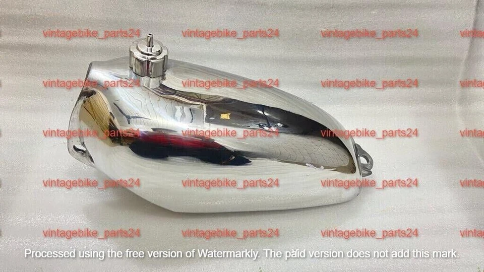 Fit 本田 CR250 CR250M 1973 Elsinore 铝合金油箱带盖 — 第 2/3 张图片