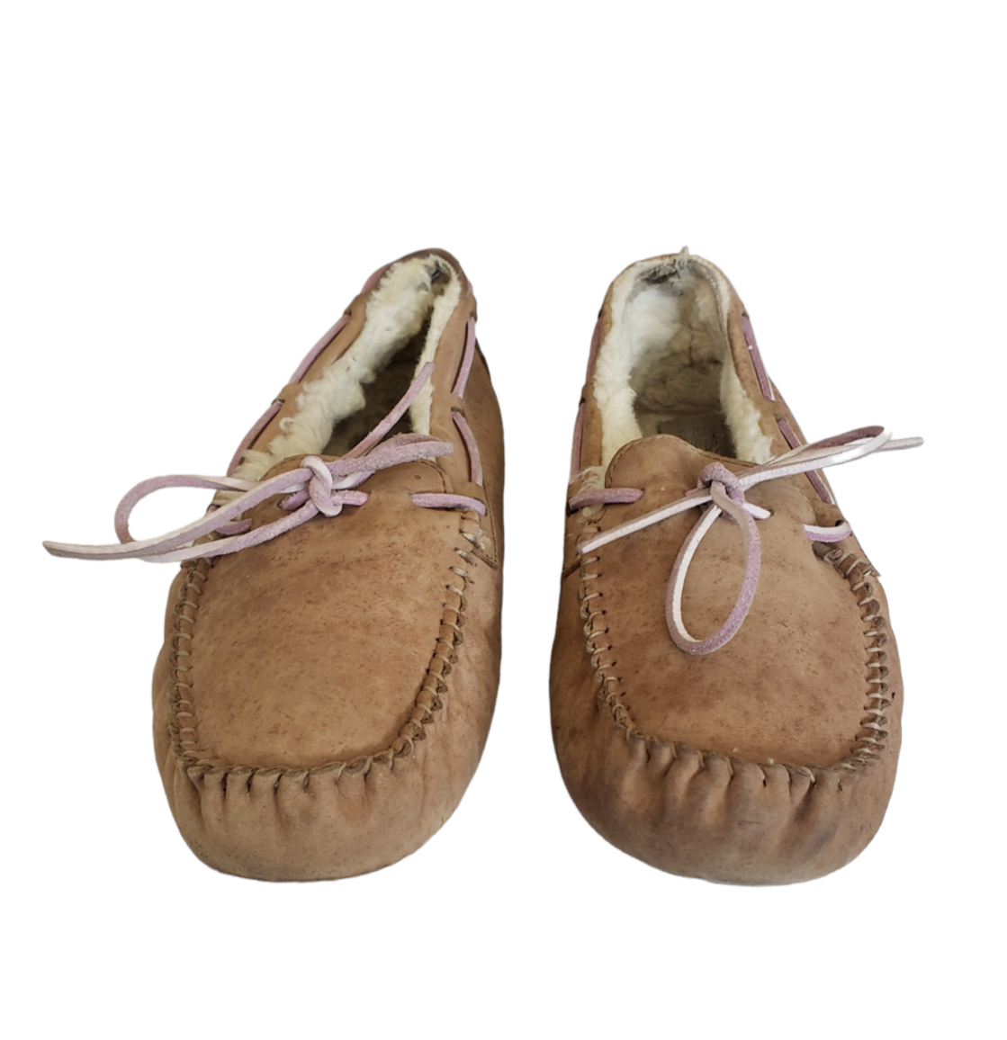 UGG W DAKOTA 5131 ベージュ 6 UGG Dakota light brown tan leather moccasins slippers women's size
