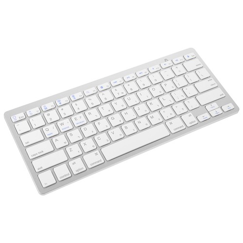 Wireless Keyboard Hebrew Silent Keyboard For Laptop Desktop Computer - 第 8/9 張圖片