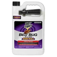 Hot Shot Bed Bug Killer Spray, Kills Bed Bugs and Bug Eggs Indoors, 1 Gallon