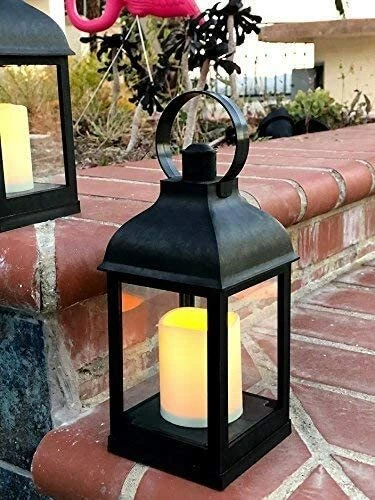 Bulk Decorative Lanterns Flameless {12 Pc Set} LED Candle with 5 Hour Timer - Picture 2 of 4