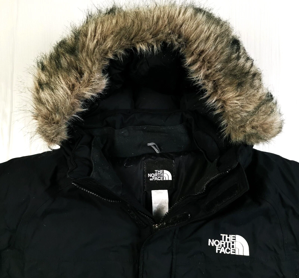 North face puffer sales fur hood