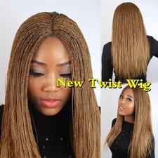 African Synthetic Braided Wigs Micro hair Wig Braids Wigs for African American