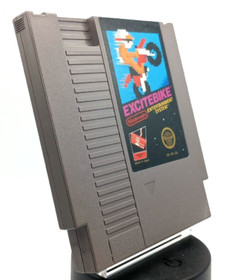 Excitebike NES (Nintendo Entertainment System, 1985) AUTHENTIC TESTED WORKS!