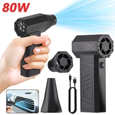 Mini Portable Blower Fan 130000RPM Electric Dry Blower Home Air Cooling Blower 