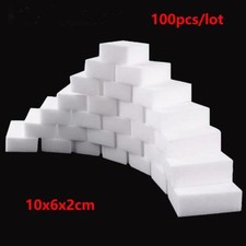 100pcs Melamine Foam Cleaning Sponge Magic Home Kitchen Dish Cookware Eraser New
