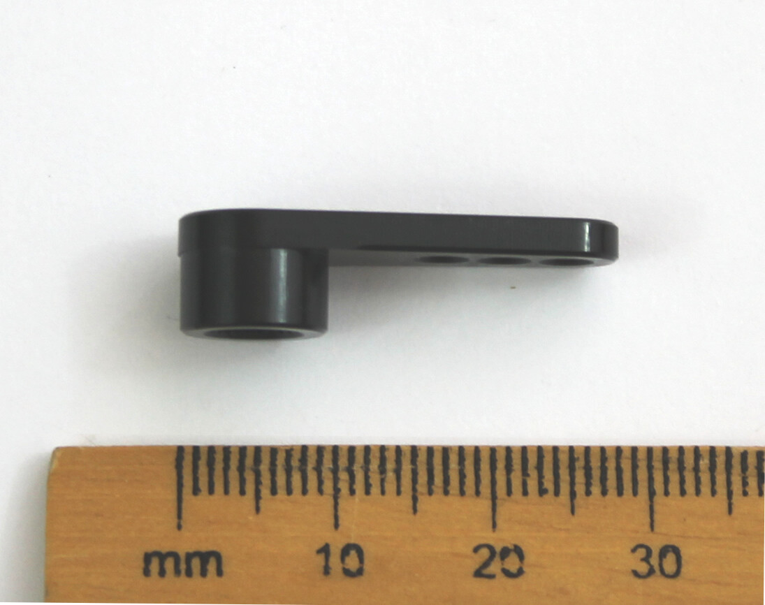 Black Servo Horn/Arm 25 Teeth/Tooth 25T Aluminium for Futaba RC Buggy