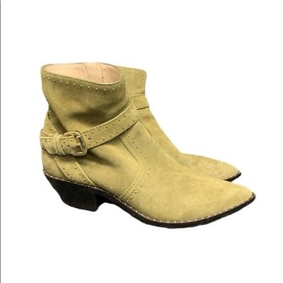 Loeffler Randall Joni Green Studded Ankle Boots