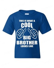This Is What A Cool Big Brother Looks Like Youth's T-Shirt Gift for Bro New Bro
