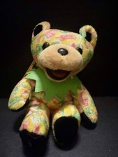 VTG - Liquid Blue Grateful Dead Tour Beanie Bear Mind Bender 90  s Licensed - NWT
