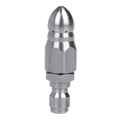 1/4In Sewer Jetter Nozzle with 4000 for Pressure Washer Drain Jetting Hose