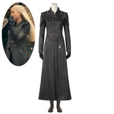 House of the Dragon Costume Princess Rhaenyra Targaryen Cosplay Suit With Coat