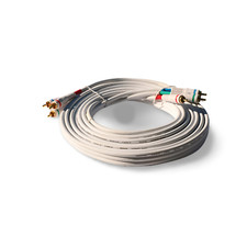 12ft HDTV Component Video Digital TV Triple RCA Shielded 3 - White