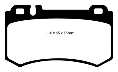 EBC B12 Bremsen Kit Hinten Beläge Scheiben für Mercedes-Benz CLS (C219)
