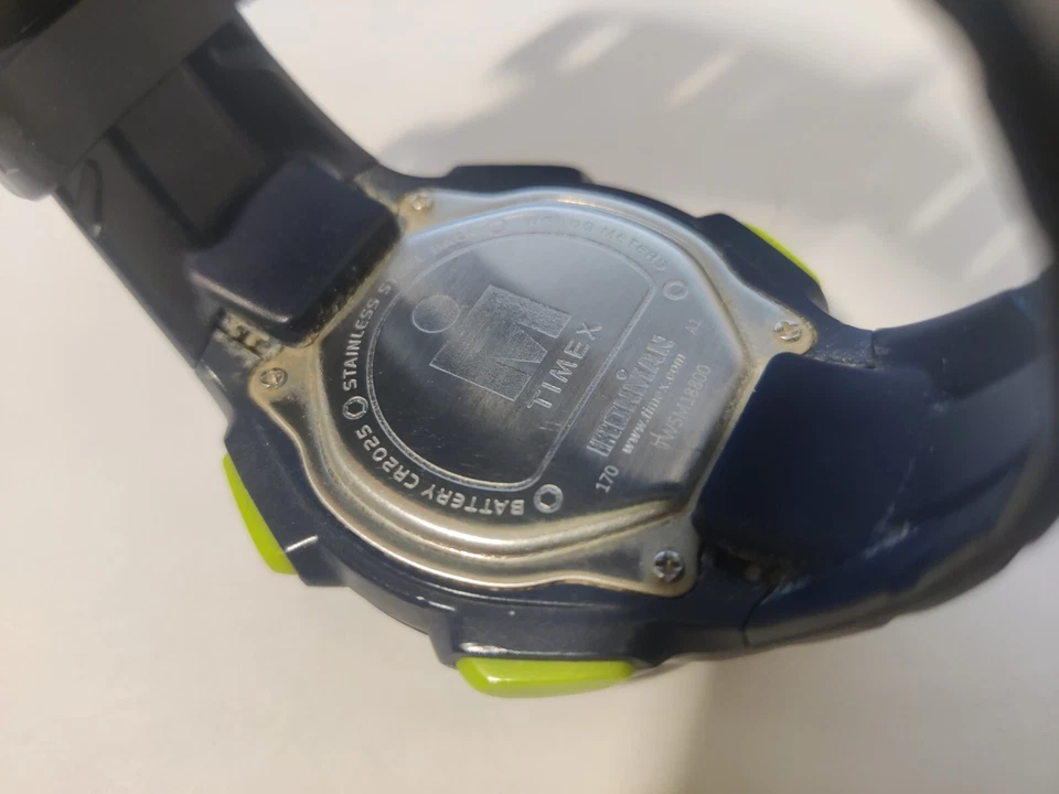 Reloj Timex/Ironman - Azul marino y verde - ¡Perfecto para deportes y vida cotidiana! Foto 2 de 3