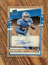 2020 Panini Chronicles Clearly Donruss Rated Rookie Auto #RR-DS Lions RC