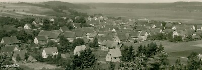 Super Rare Houses in Rulfingen near Sigmaringen Postcard Fleisch 1947