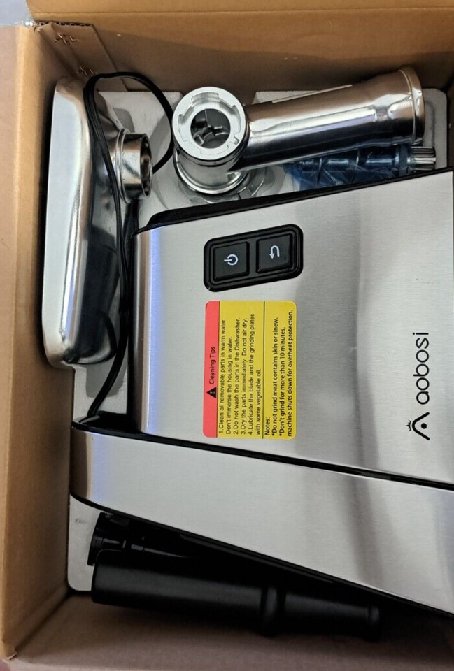 Aobosi Meat Grinder MGG100 Heavy Duty Home Commercial Stainless Steel