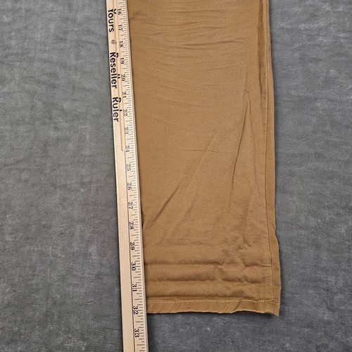 Bonobos Pants Men 32x32 (Tag 32x34) Brown Flex Cotton Twill Tailored Fit Stretch - Picture 4 of 10
