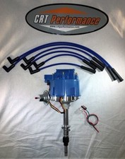 Amc 4.2l 258 232 6 Cyl Hei Distributor Blue 8mm Usa Plug Wires Xj Yj Cj Mj Etc