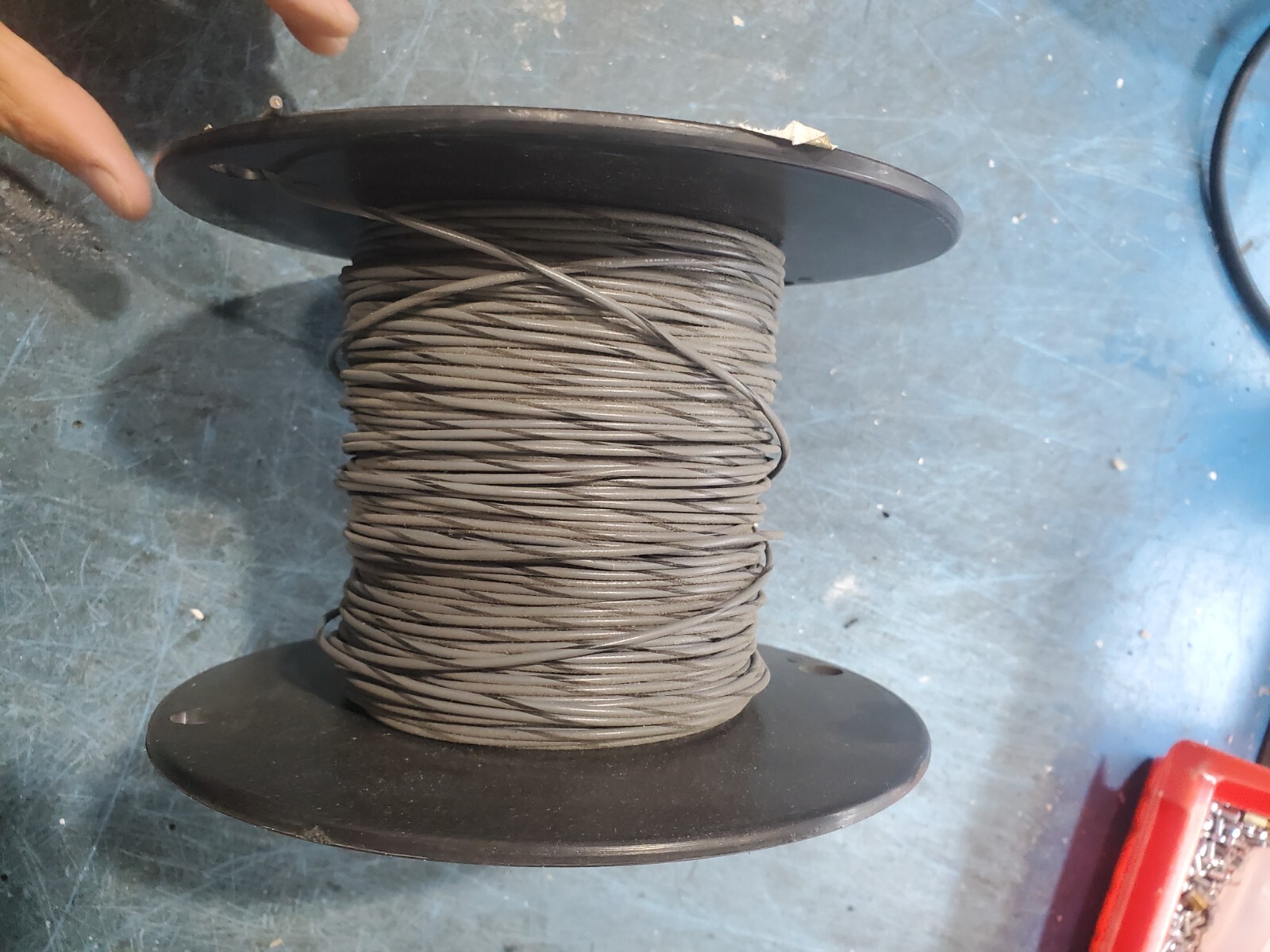 Striped Wire 20 AWG Gauge 450FT Car Boat Marine Tinned Copper Gray/Black