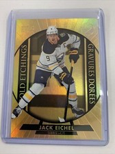 HOCKEY CARDS-20/21 TIM HORTONS- GOLD ETCHINGS #G-12 JACK EICHEL