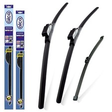 Fits Mercedes GLB 2019-on Alca Super Flat Wipers Full Set ASF24''22"TLM 12"HRF