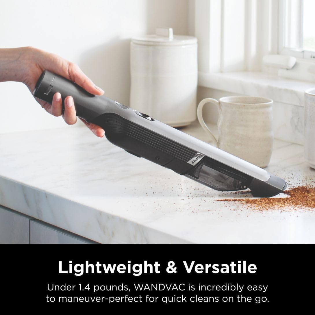 WV201 WANDVAC Handheld Vacuum, Lightweight at 1.4 Pounds with Powerful Suction, 
