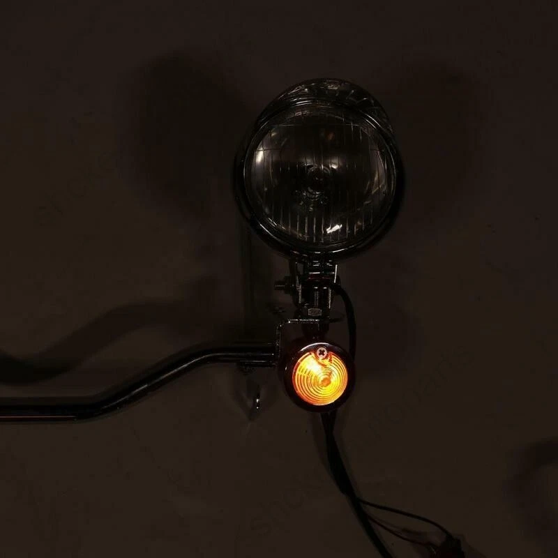 Barra de luz de señal de giro de paso antiniebla puntual para Harley Davidson Road King 1994-2013 Foto 3 de 4