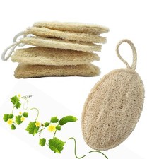 Loofah Natural Kitchen Sponge 5 Pcs No Scratch Scrubber For Dish Cleaning 100 
