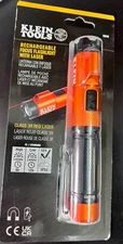 Klein Tools 56040 Rechargeable LED Focus Flashlight with Laser Orange 0408