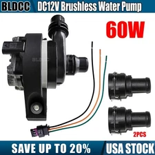 Brushless Motor Circulation Water Pump DC 12V 60W Automotive Car Auxiliary Pump