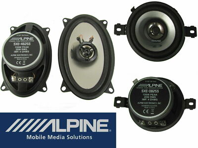 Alpine Lautsprecher Set vorne + hinten passend für VW Golf 2 II Polo 86C 2F