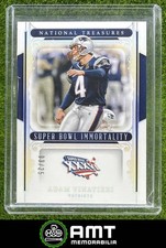 Adam Vinatieri 2025 Panini National Treasures 3/25 Super Bowl Immortality Holo