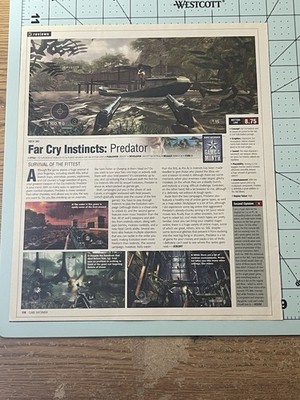 Far Cry Instincts Predator Xbox 360 Review Magazine Print Ad Poster