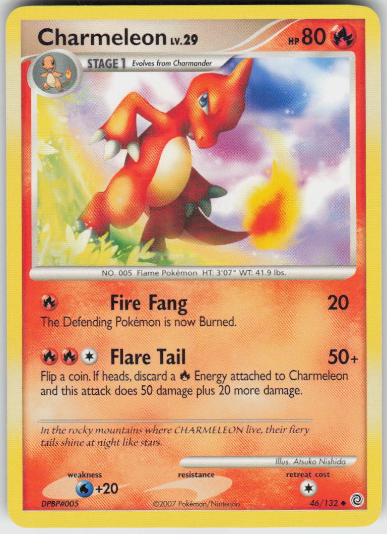 Charmeleon 46/132 Uncommon Secret Wonders Pokemon Near Mint
