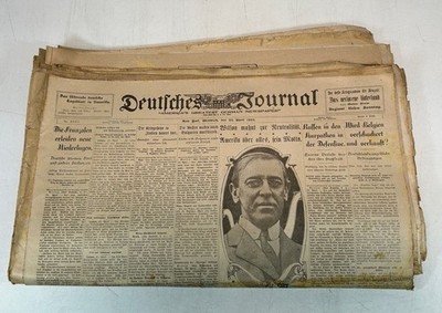 Deutsches Journal : ''America's Greatest German Newspaper''. Konvolut von 15 Ausga
