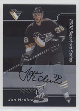 2001-02 ITG Be A Player Signature Series Auto Jan Hrdina #023 Auto 7i6