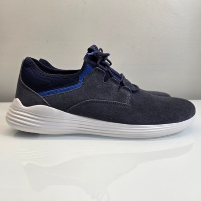 Cole Haan Grandsport Men 13 M Sneaker Trainer Shoes Ombre Blue/Optic White Suede