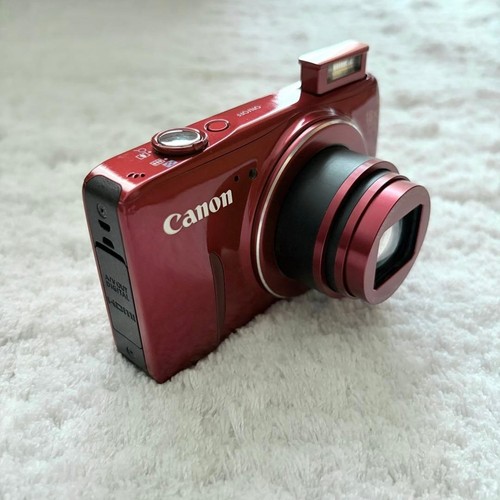 Canon Powershot SX600 HS Red 16.0MP 18x Zoom Digital Camera Red Good Condition