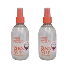 SET OF 2 BRAND NEW Victoria s Secret Coconut Shimmer Me Body Mist 8 fl oz