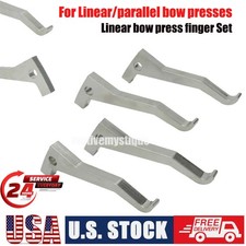 For Most Modern Compound Bows Linear Bow Press Finger 7/16 inch Iron Set of 4