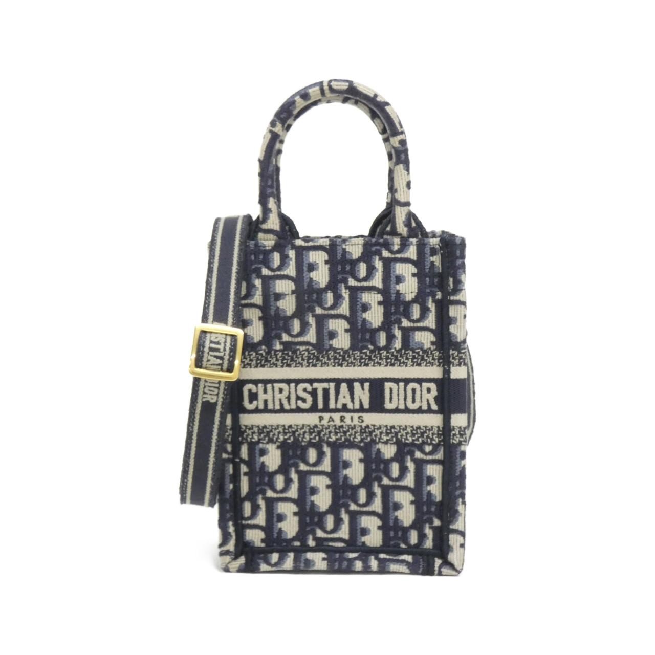 Authentic Dior Oblique Mini Vertical Book Tote Bag S5555CRIW