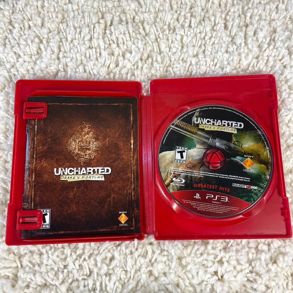 Lote de 3 juegos Uncharted 1 2 3 Trilogy (Sony PlayStation 3) PS3 CIB completo en caja Foto 3 de 4