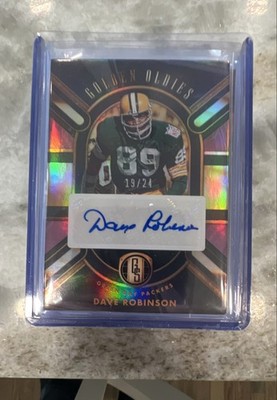 2024 Panini Gold Standard - Golden Oldies Autographs Dave Robinson Rose Gold /24