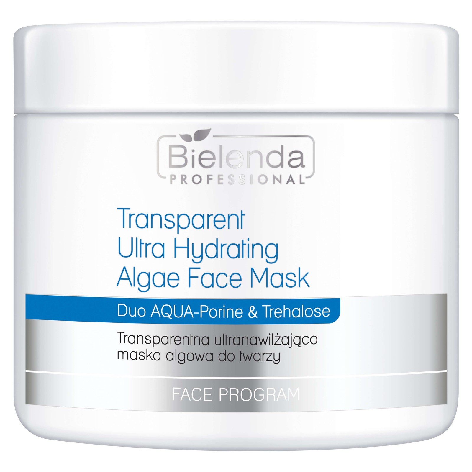 Bielenda Professional Aqua Porine Transparent Ultra Hydrating Algae Mask 190g