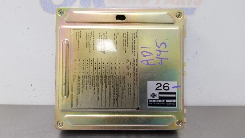 1985 NISSAN 300ZX 3.0L TURBO MT МОДУЛЬ УПРАВЛЕНИЯ ДВИГАТЕЛЕМ ECM A18635374 - Изображение 2 из 4